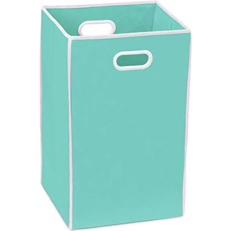 Cesto de roupa suja dobrável SimpleHouseware, cesto de roupa suja, turquesa