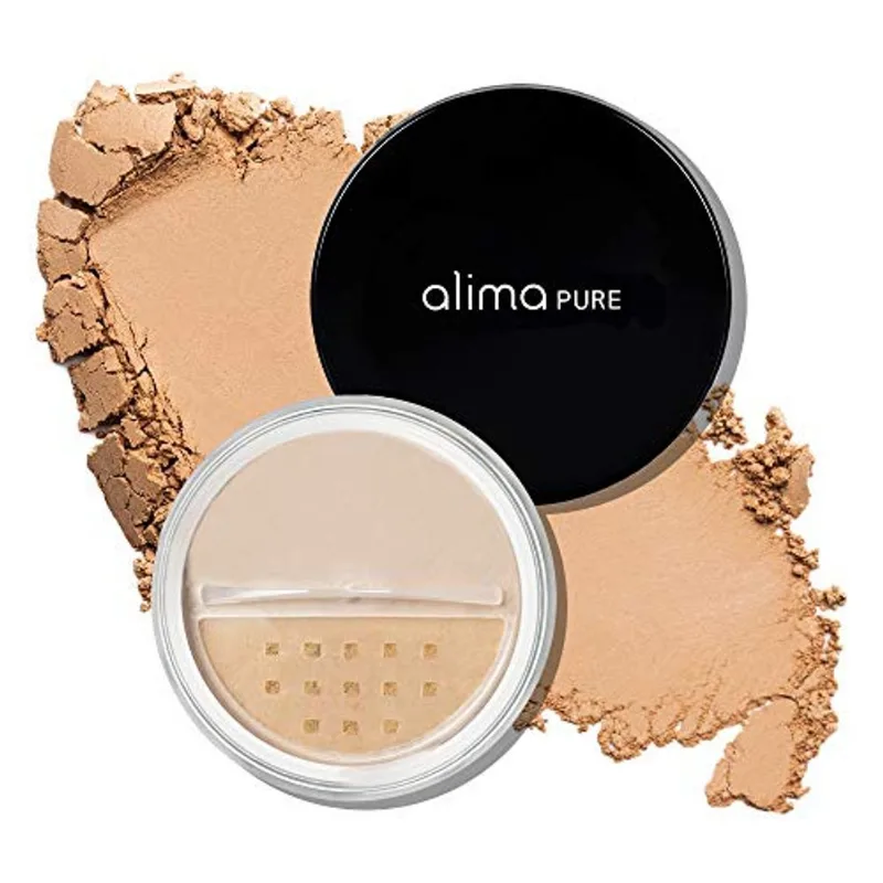 Alima Pure Bronzeador Em Pó De Bronzeador Matte Bronzer De Maquiagem Mineral Cruelty Free E Vegan .15oz/4.5g