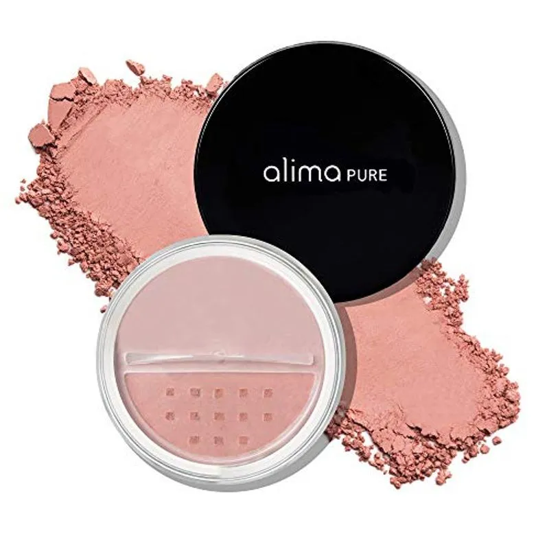 Alima Pure | Blush Mineral Solto | Blush Makeup | | De Acabamento De Cetim Matte | De Blush Em Pó Blush Rosa | Rosa, .15 Oz/ 4,5 G