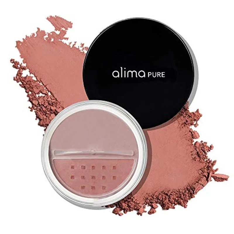 Blush Mineral Solto Alima - Blush Makeup For Subtle Glow Ou Natural Flush (0,15 Oz/ 4,5 G) | Ameixa Macia