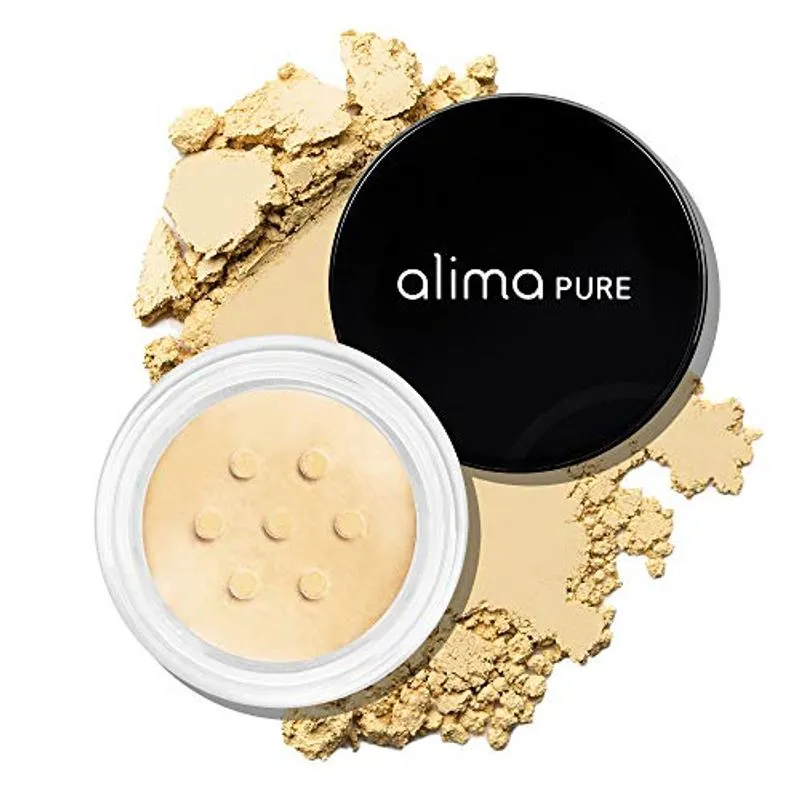 Alima Pure Concealer - Under Eye Brightener Para Cobrir Manchas E Descoloração | Corretivo Mineral (0,07 Oz/ 2 G) | Âmbar