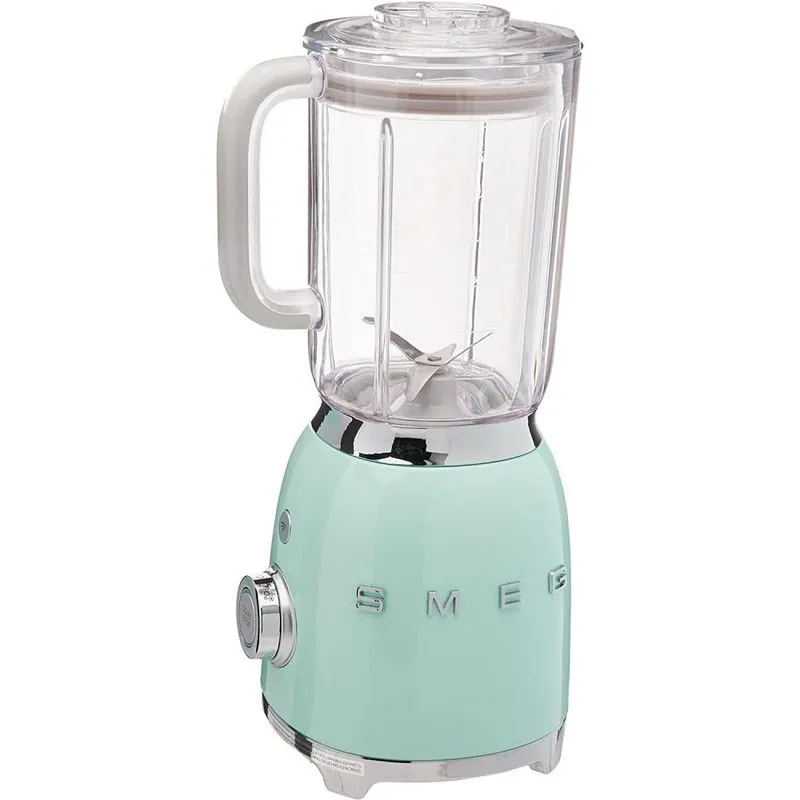 Smeg 50's Retro Liquidificador de Bancada-4 Vel-Capacidade 1,5L-600W/110V, Verde Pastel.