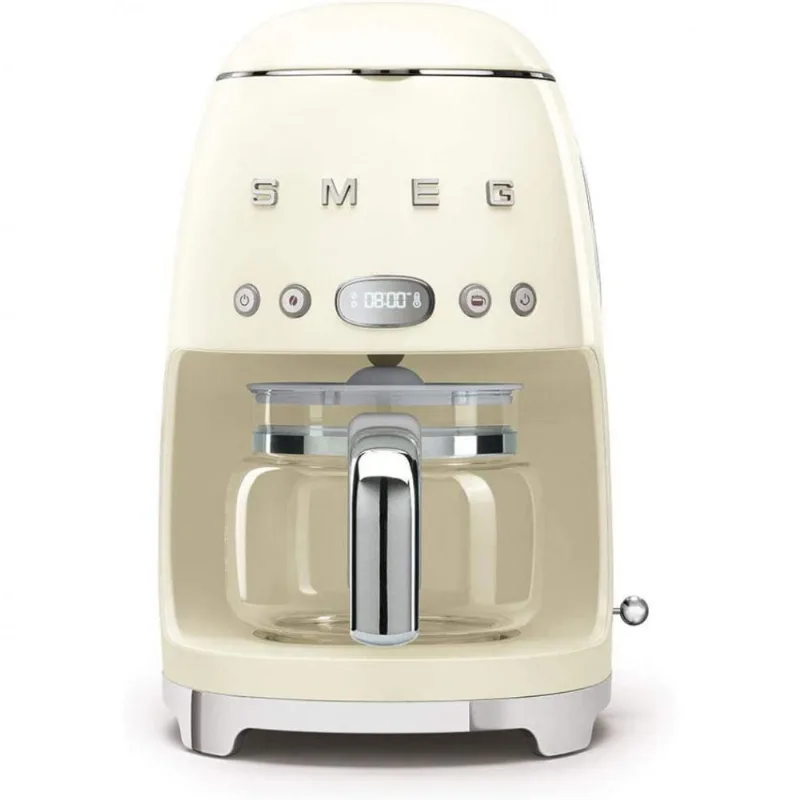 Cafeteira Elétrica Retrô Smeg, creme