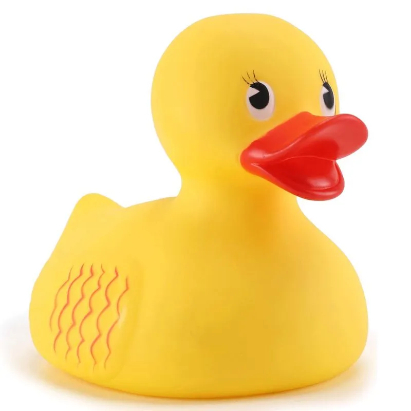 Brinquedo Rubber Duck Liberty Imports Jumbo Classic Amarelo 25 Cm