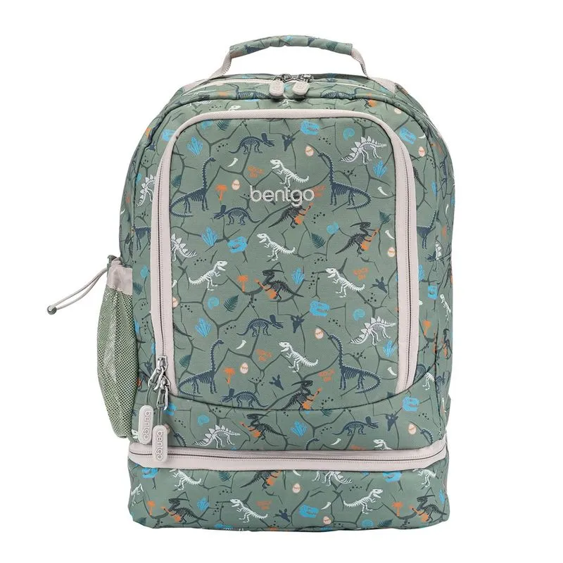 Bentgo Kids imprime mochila 2 em 1 e saco de almoço isolado