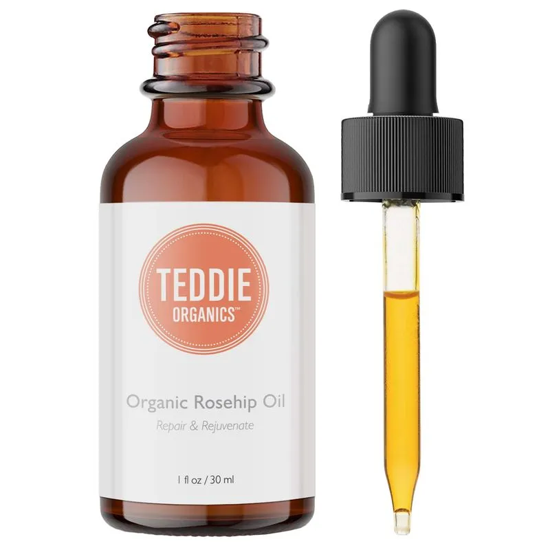 Óleo De Semente De Rosa Mosqueta Teddie Organics Para Rosto, Cabelo E Pele 30 Ml