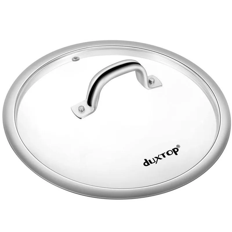 Duxtop Tampa De Vidro Temperado 7-5-8 Com Borda De Aço Inox (transparente)