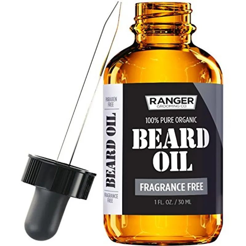 Fragrância Óleo De Barba Livre &amp; Deixar Em Condicionador 100% Natural Puro Para Barbas Arrumadas Bigodes E Pele Hidratada 1 Oz Por Ranger