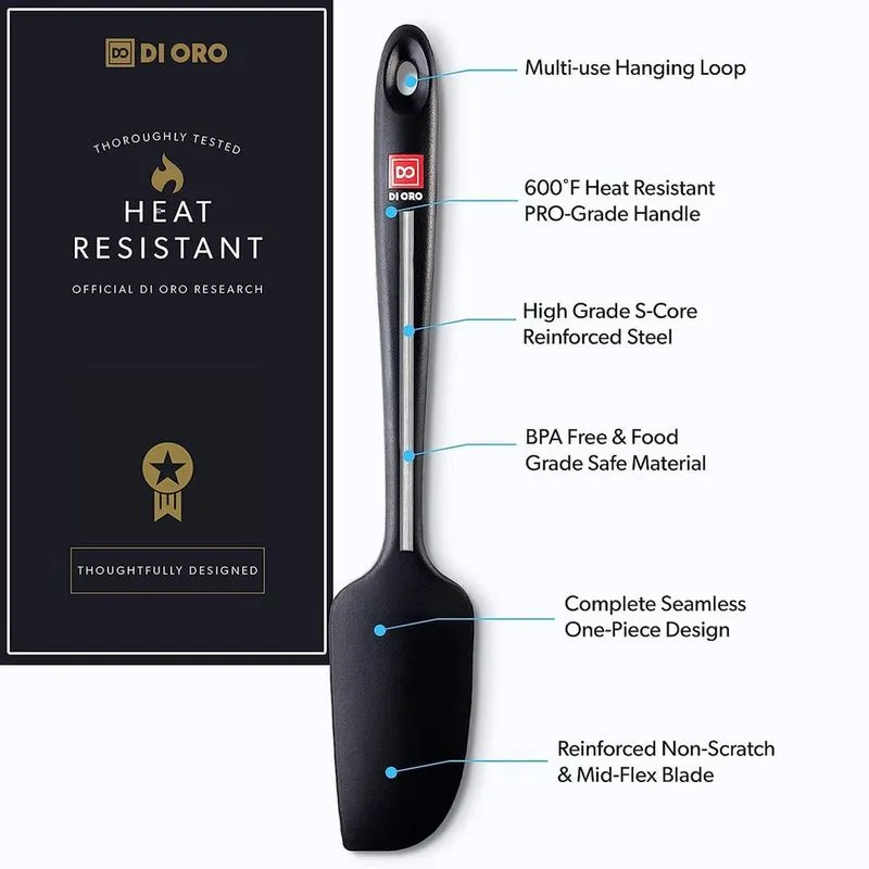 Espátula de mini silicone da série Oro Living di oro Seamles