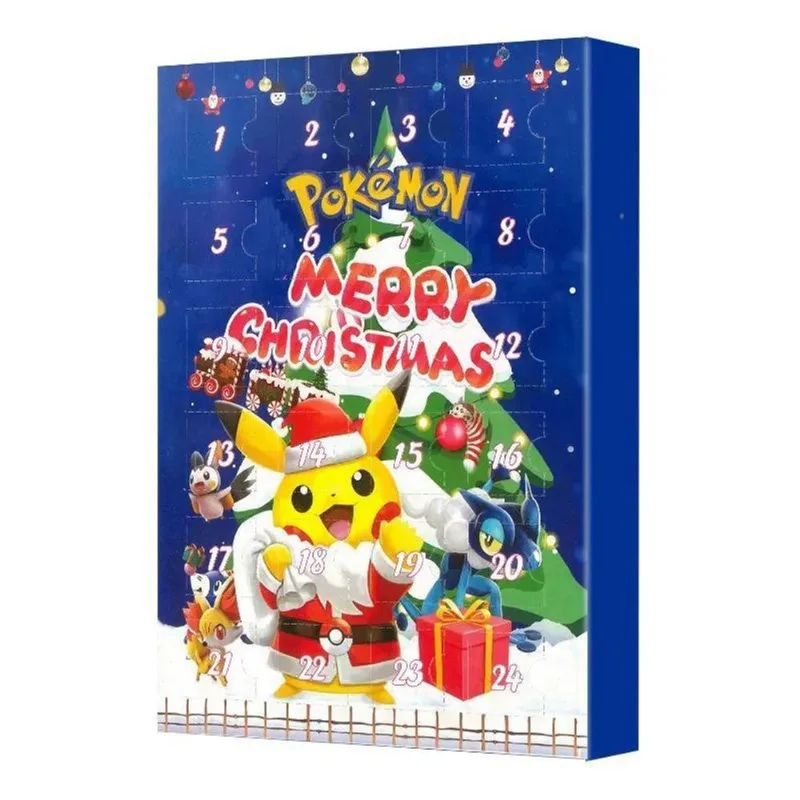 Pokemón Calendário De Advento Natal 24 Miniaturas - Tipo C