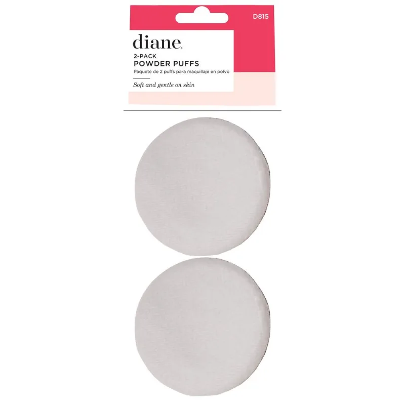 Puffs Cosméticos De Maquiagem Diane D815 Para Compactos, Pós, 2 Unidades
