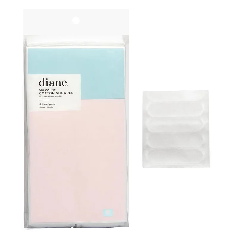 Cotton Squares Diane 100% Algodão Real, 160 Unidades, Pacote Com 1
