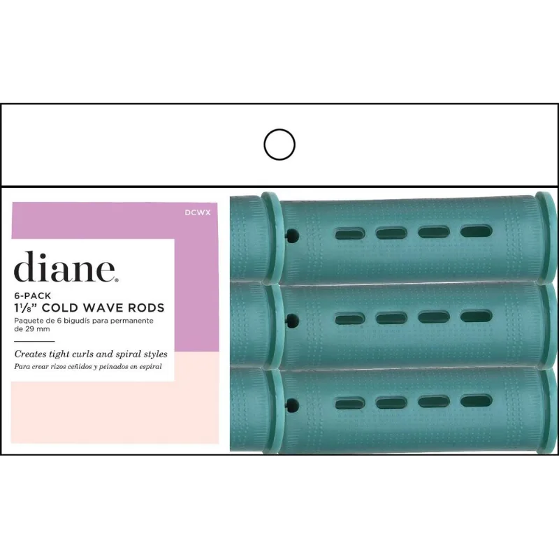 Faixa De Cabeça Cold Wave Diane Dcwx Verde 1,8 Cm (6 Unidades)