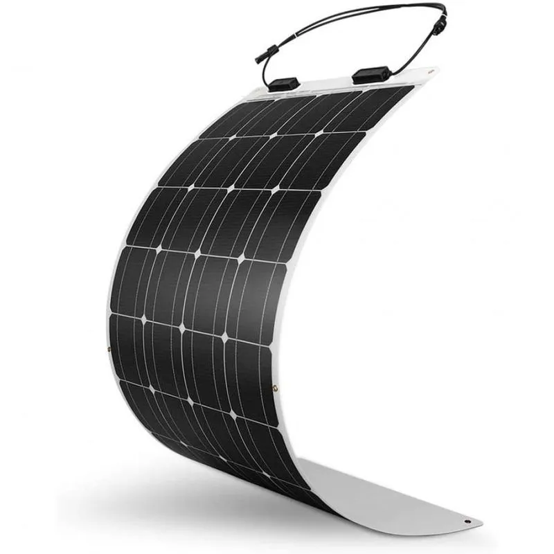 Renogy Painel Solar Monocristalino e extremamente flexível 100W 12V 1 unidade