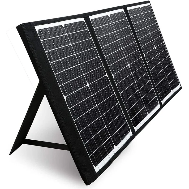 PAXCESS Painel Solar portátil e carregador dobrável c saída USB 60W 18V 1 unidade
