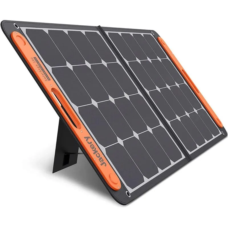 Jackery SolarSaga Painel Solar portátil p estação de energia c saídas USB 100W 5V 1 unidade