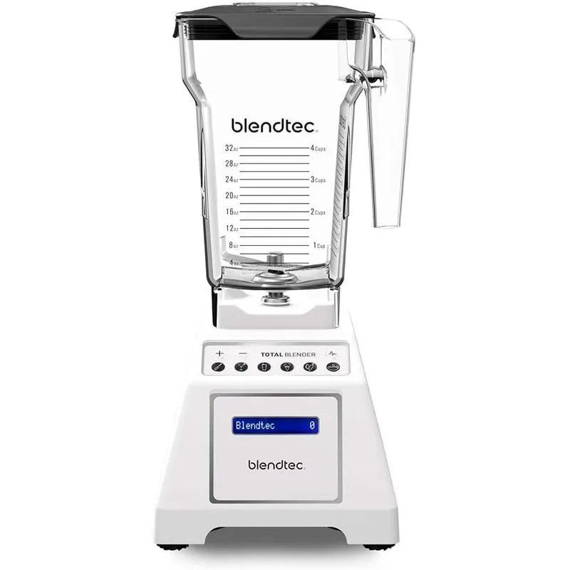 Blendtec Classic Liquidificador Profissional, capacidade 2,2L/72Oz, 1560W, 110V, branco.