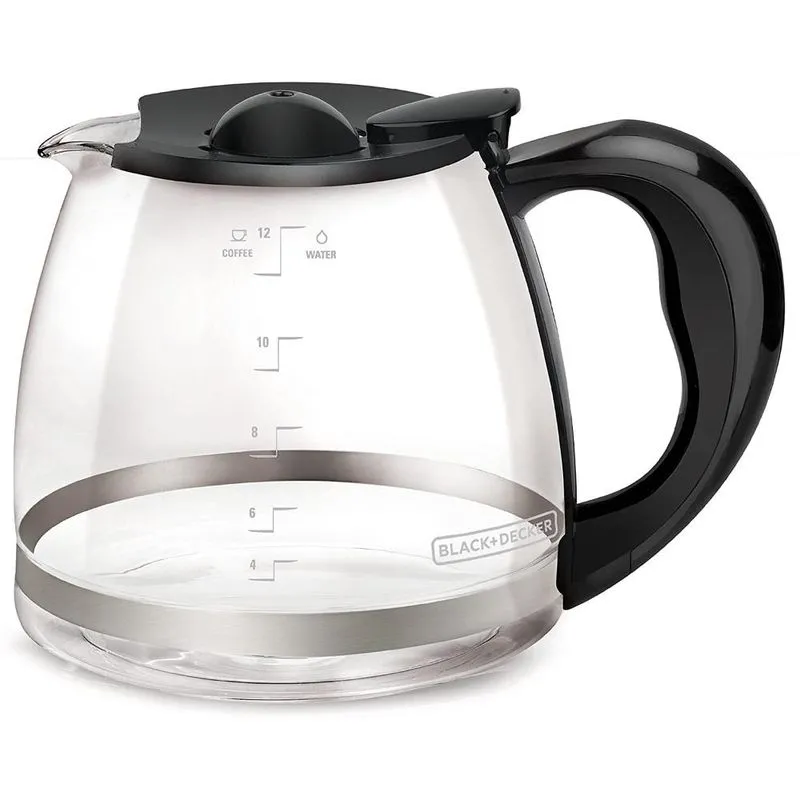 BLACK+DECKER Jarra/Copo para Cafeteira, capacidade 12 xicaras ou 3,4 mL.
