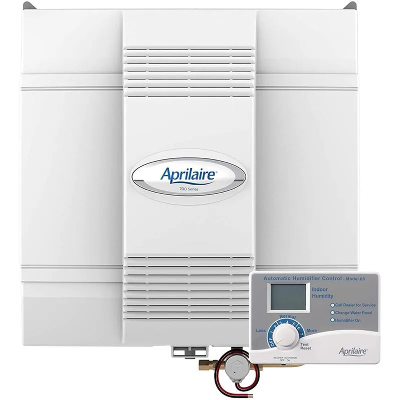 Aprilaire 700 UmidificadorEvaporador Elétrico embutido 68 L alcance de 4200 m automático branco