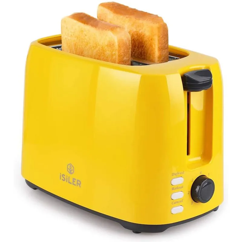 iSiLER Torradeira, c/2 fatias, 750W, 110V, amarela.