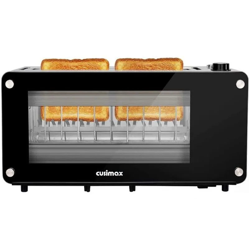 CUSIMAX Torradeira, c/ 2 fatias, 1200W,110V, preto.