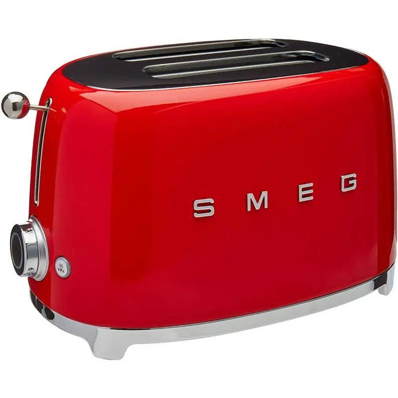 Smeg Torradeira, c/2 fatias, 850W, 110V, vermelha.