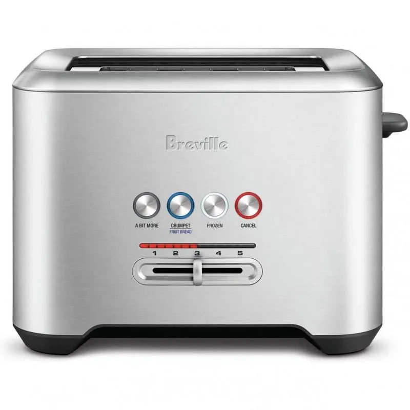 Breville Torradeira, c/ 4 fatias, 1800 W, 110V, aço inoxidável.