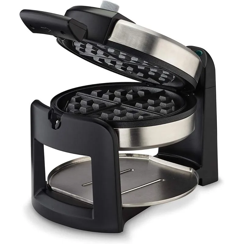 Cuisinart Máquina de Waffle assa dos 2 lados 1000W 110V preto e prata