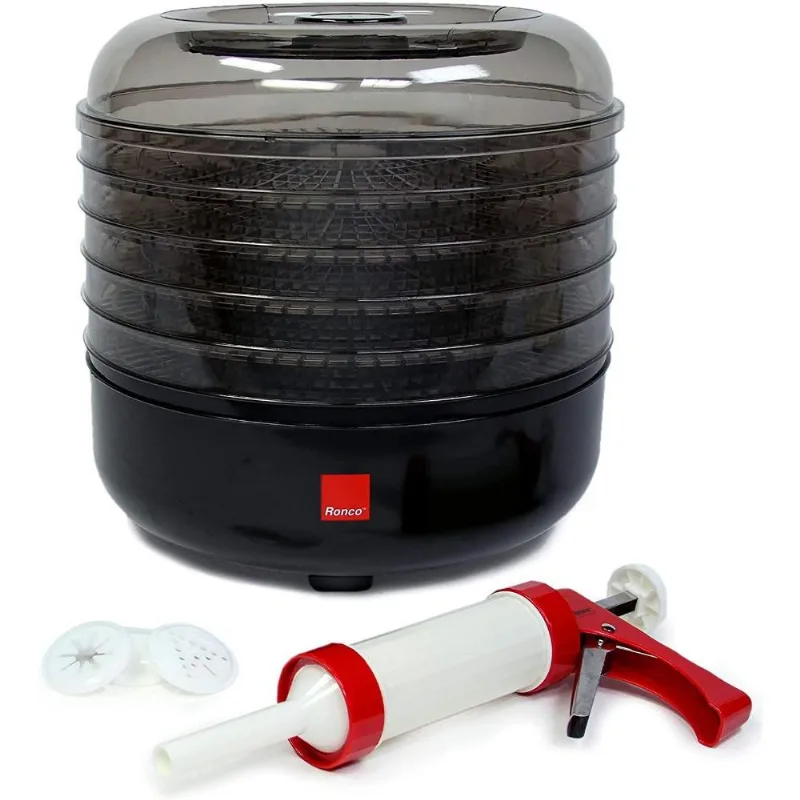 Ronco Máquina Desidratadora de Alimentos com 5 bandejas, 125W W 110V, Preta.