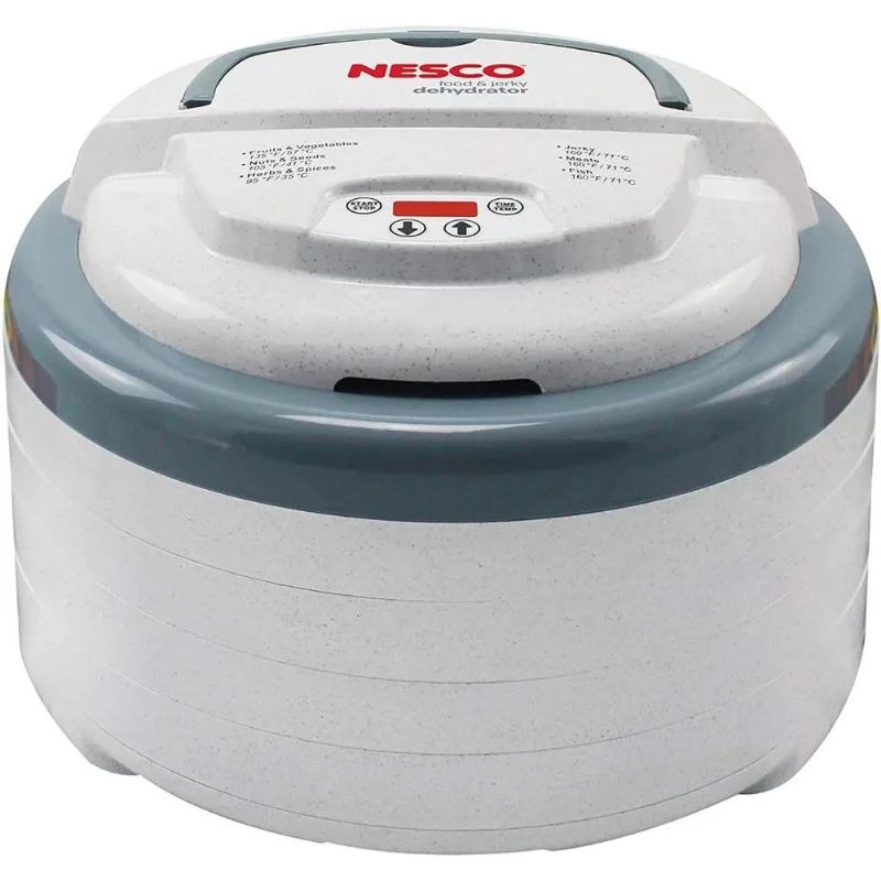 NESCO FD-79 Máquina Desidratadora de Alimentos com 4 bandejas 600W 110V, Cinza.