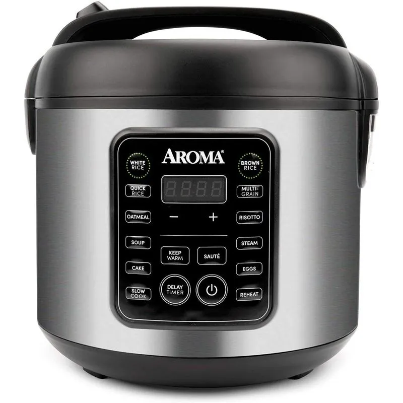 Aroma Housewares Panela Elétrica de Arroz, 4,7 L, 450W, 110V, preta.