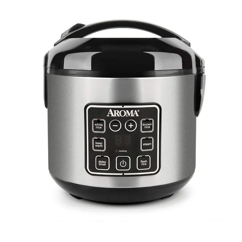 Aroma Housewares Panela Elétrica de Arroz, 1 L, 450W, 110V, preto.