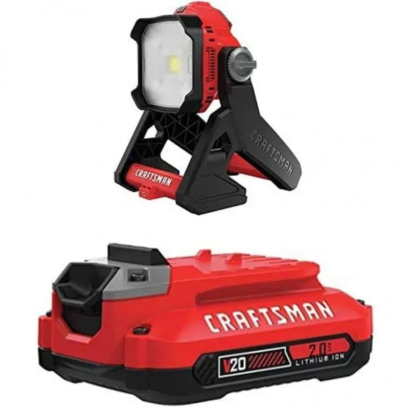 CRAFTSMAN V20 Lanterna Led Portátil c Bateria de Íon de Lítio 1825 lumens 110 V