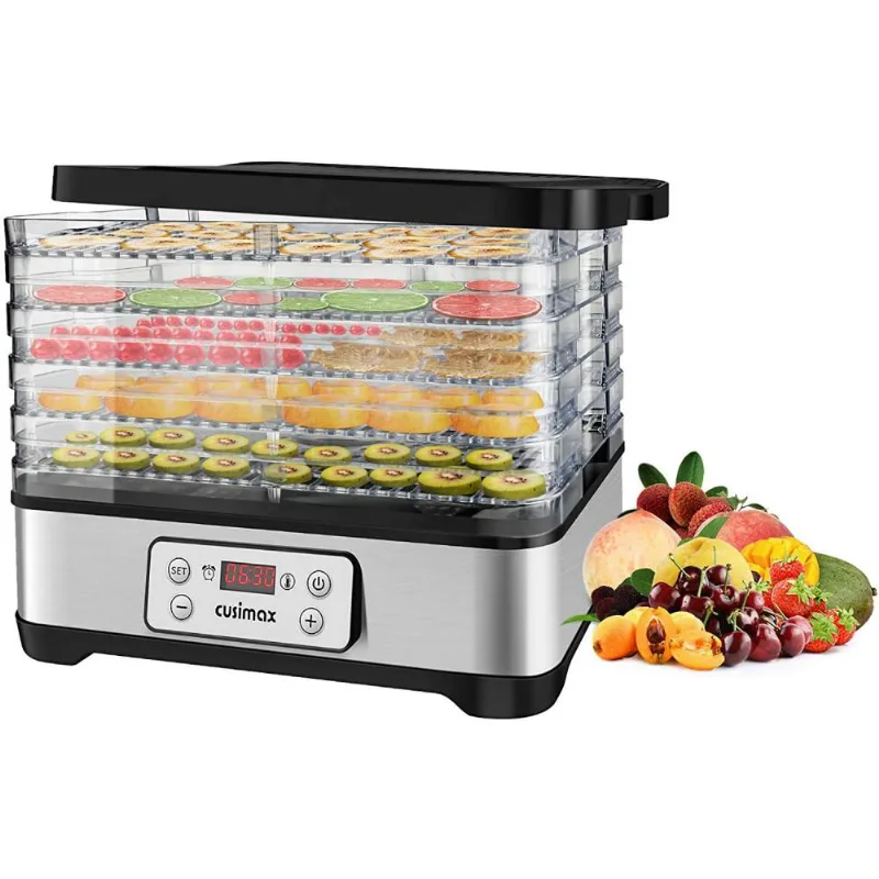 CUSIMAX Máquina Desidratadora de Alimentos com 5 bandejas 110V 400W
