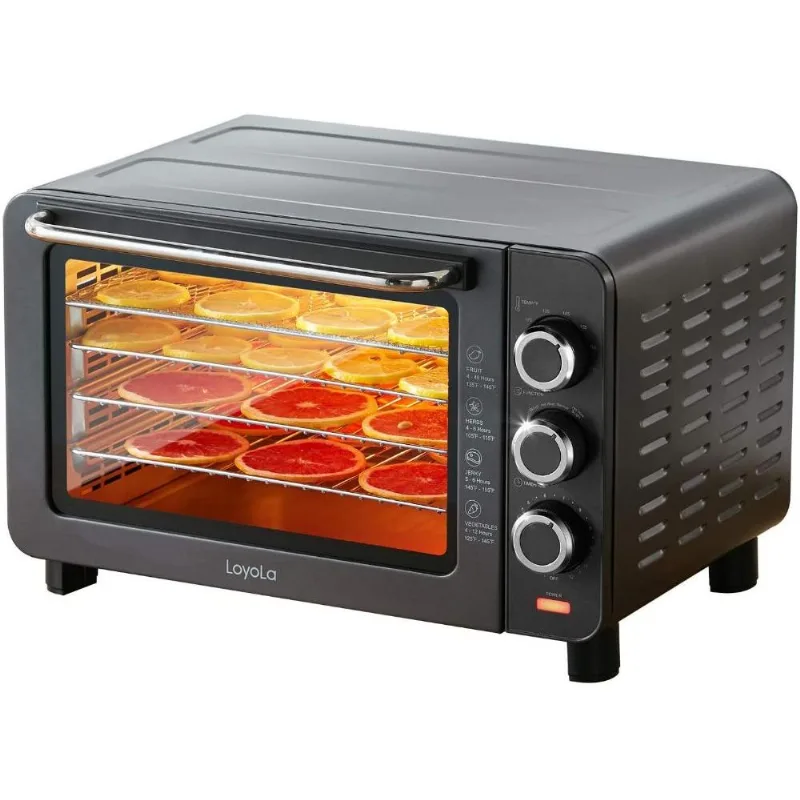 Loyola Máquina Desidratadora de Alimentos com 4 bandejas de aço inoxidável, 110 V.