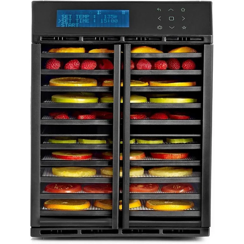 Excalibur RES10 Desidratador de Alimentos, 10 Bandejas e Controlador Digital 550W 110V, Preto.