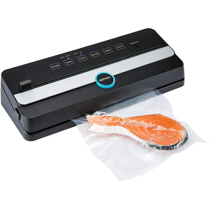 Seladora a Vácuo GERYON Automático Kit Inicial LED Preto 110V