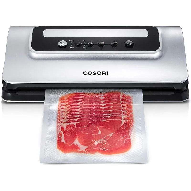 COSORI Seladora a Vácuo Automático SecosÚmidos LED PrataPreto 110V