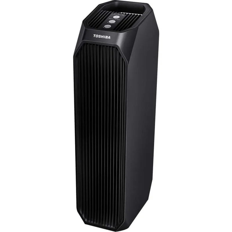 Purificador de Ar Toshiba Smart WiFi HEPA 3 em 1 Até 20m Preto 110V