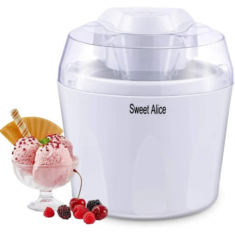 Máquina de Sorvete Sorveteira Sweet Alice 15 Litros sem BPA Branca 110V