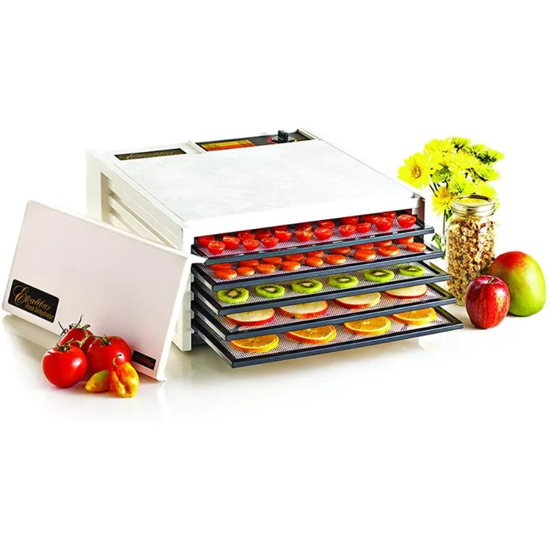 Excalibur Máquina Desidratadora de Alimentos com 5 Bandejas 440W 110V, Branca.