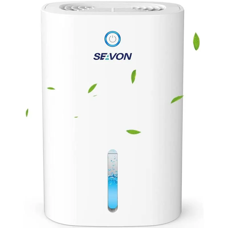 Desumidificador SEAVON Até 20m2 Desligamento Automático Tanque 800ml Branco 110V