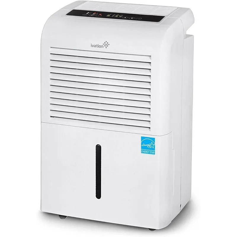 Desumidificador Ivation Energy Star P Espaços Grandes 418m2 50L Branco 110V