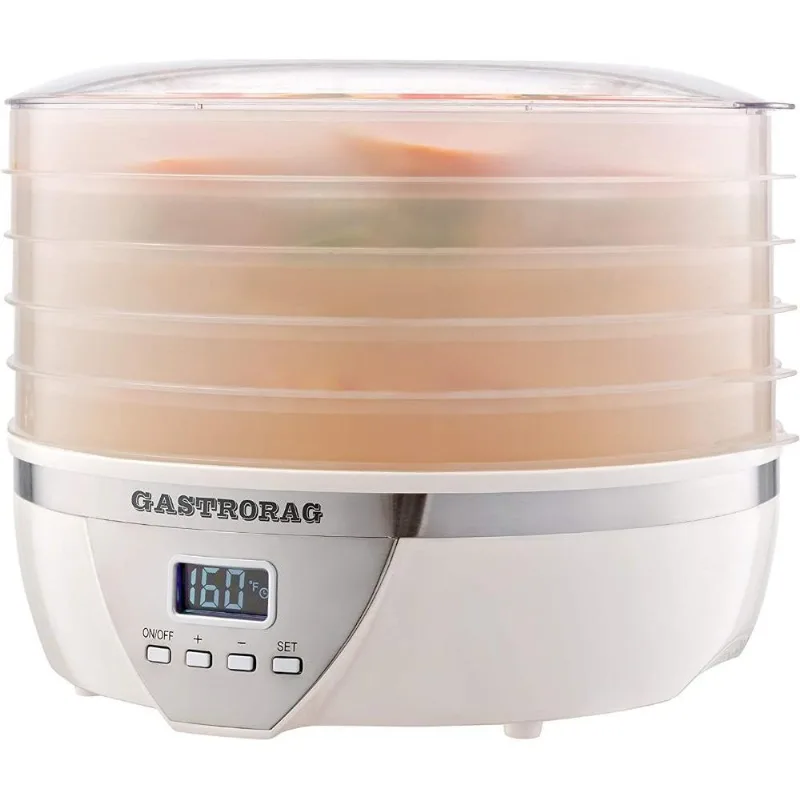 Gastrorag Desidratador de Alimentos com Controle de Temperatura e 5 Bandejas 500W.