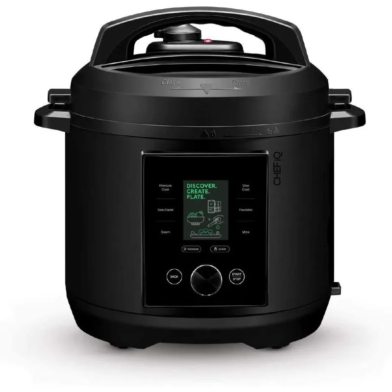 CHEF iQ Panela de Pressão Elétrica Inteligente c/ APP 300 Receitas WIFI 5.6 Litros