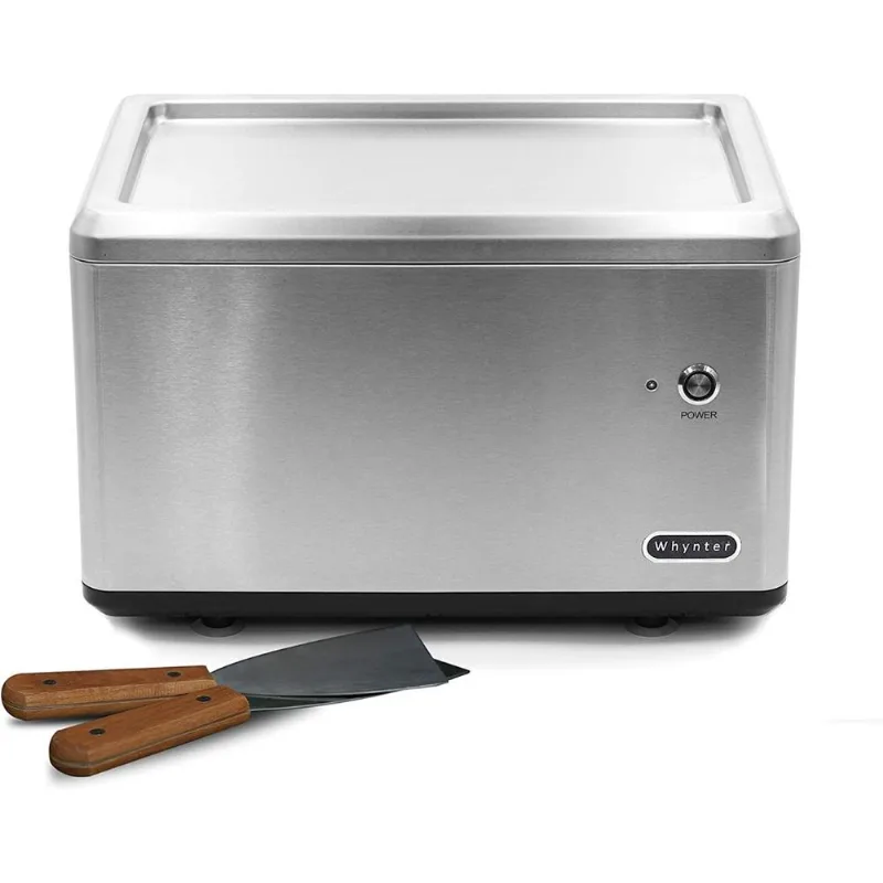 Whynter Sorveteira Elétrica ICR300SS Aço Inoxidável 05 Litros Prata 110V