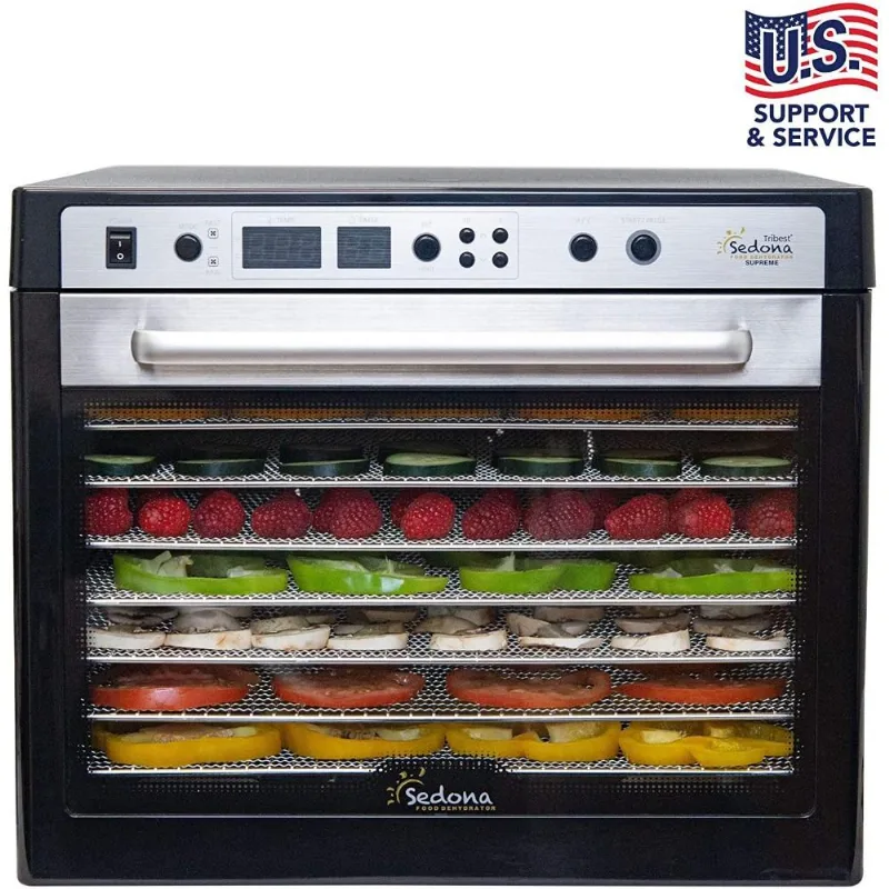 Tribest SDC-S101-B Desidratador de Alimentos Profissional com 9 Bandejas 600W.