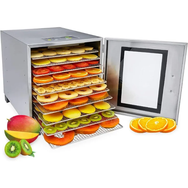Morvat Desidratador de Alimentos Profissional 10 Bandejas 800W