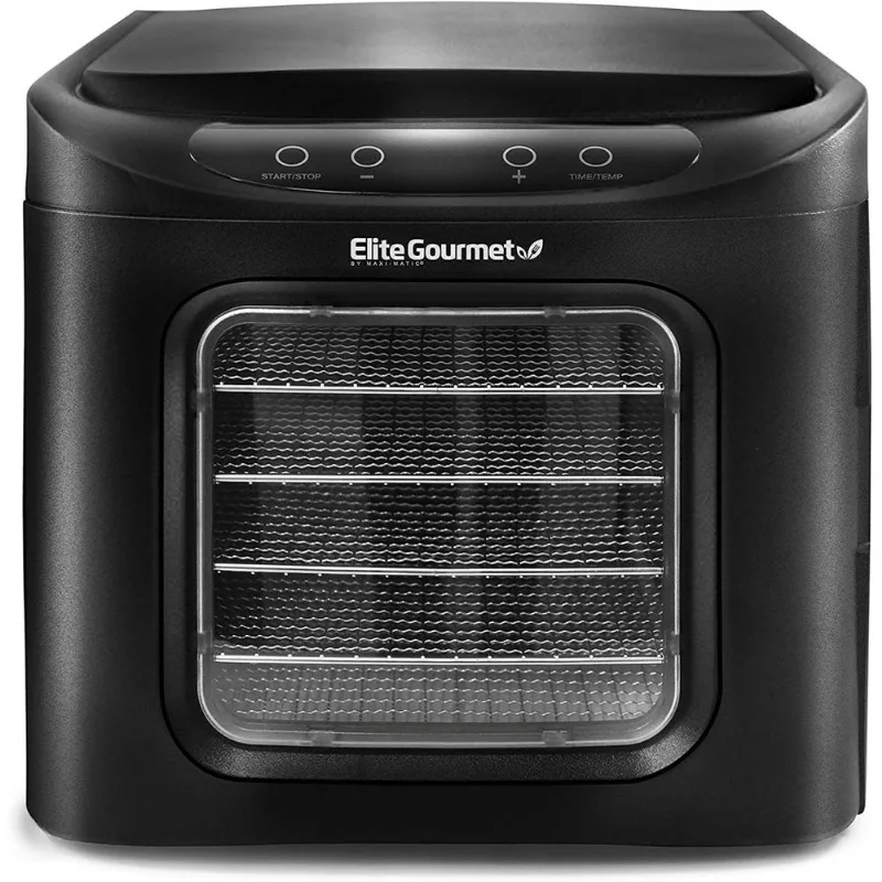 MaxiMatic Desidratador de Alimentos 6Trays 480W Inox Preto