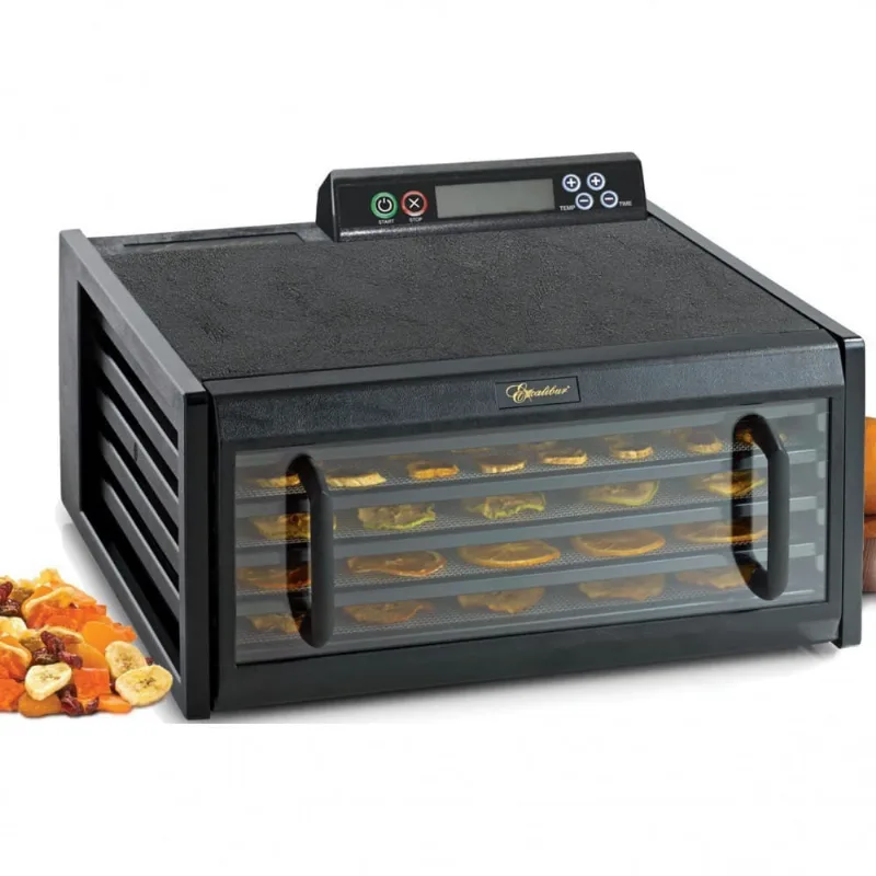 Excalibur Desidratador de Alimentos 3548CDB Timer 5Trays440W